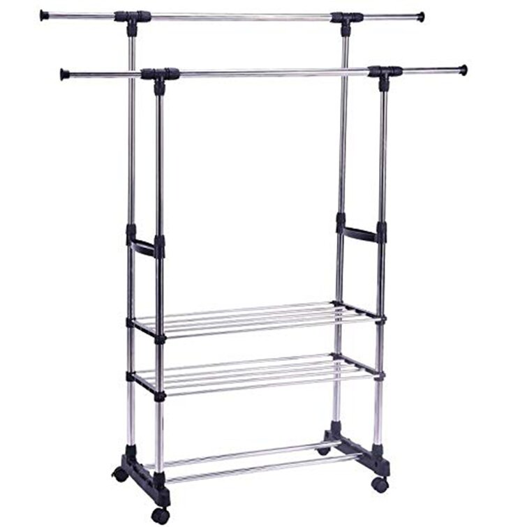 Folding rolling online rack